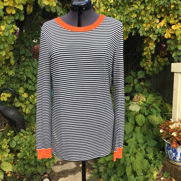 Michael Kors Tops - Michael Kors Striped Long Sleeve Tee